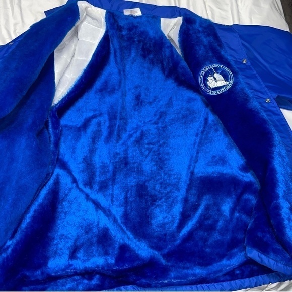 Vintage Snap Button Sports Jacket XL Blue Work Jacket 70’s 80’s 90’s - Picture 9 of 9